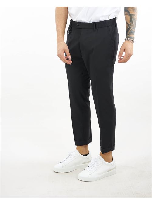 Trousers with elastic waistband Yes London YES LONDON | Trousers | XP317699
